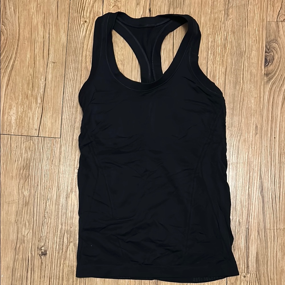 Athleta Momentum Seamless XS Black Racerback Tank